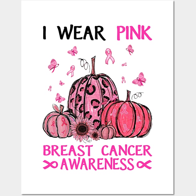 Breast Cancer I Wear Pink For My Friend Sister Personalized Wall Art by Sunset beach lover